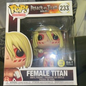 Attack on Titan funko pop 233 FEMALE TITAN (MEDIUM FUNKO SIZE)